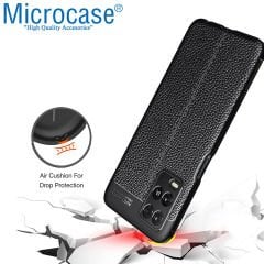 Microcase Oppo A54 Leather Tpu Silikon Kılıf - Siyah