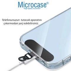 Microcase  360 Döner Başlıklı Telefon  İp Askılıklar için Paslanmaz Çelik   Tutacak Bağlantı Parçası-AL4926