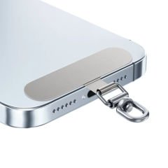 Microcase  360 Döner Başlıklı Telefon  İp Askılıklar için Paslanmaz Çelik   Tutacak Bağlantı Parçası-AL4926
