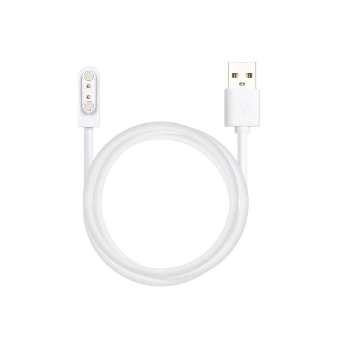 Microcase 2 Pin 4.0 mm Konnektör Akıllı Saatler için Manyetik Şarj Kablosu - AL2748