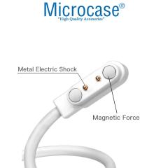 Microcase 2 Pin 4.0 mm Konnektör Akıllı Saatler için Manyetik Şarj Kablosu - AL2748