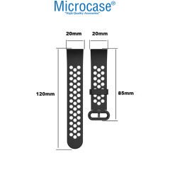 Microcase Xiaomi Redmi Watch 2 Lite için Delikli Silikon Kordon Kayış - KY60