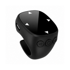 Bluetooth Kumandalı Uzaktan Kontrol TikTok Kaydırma Kamera ve Sayfa Çevirme Özellikli Yüzük Siyah AL5767