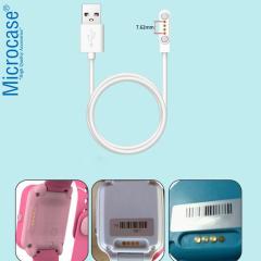 Microcase 4 Pin 7.62 mm Konnektör Akıllı Saatler için Manyetik Şarj Kablosu - AL2750