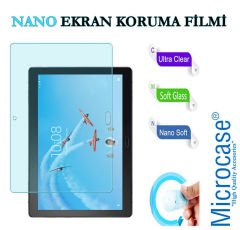 Microcase Lenovo Tab 4 10 Plus TB-X704F 10.1 Universal Döner Standlı Tablet Kılıfı + Nano Esnek Ekran Koruma Filmi