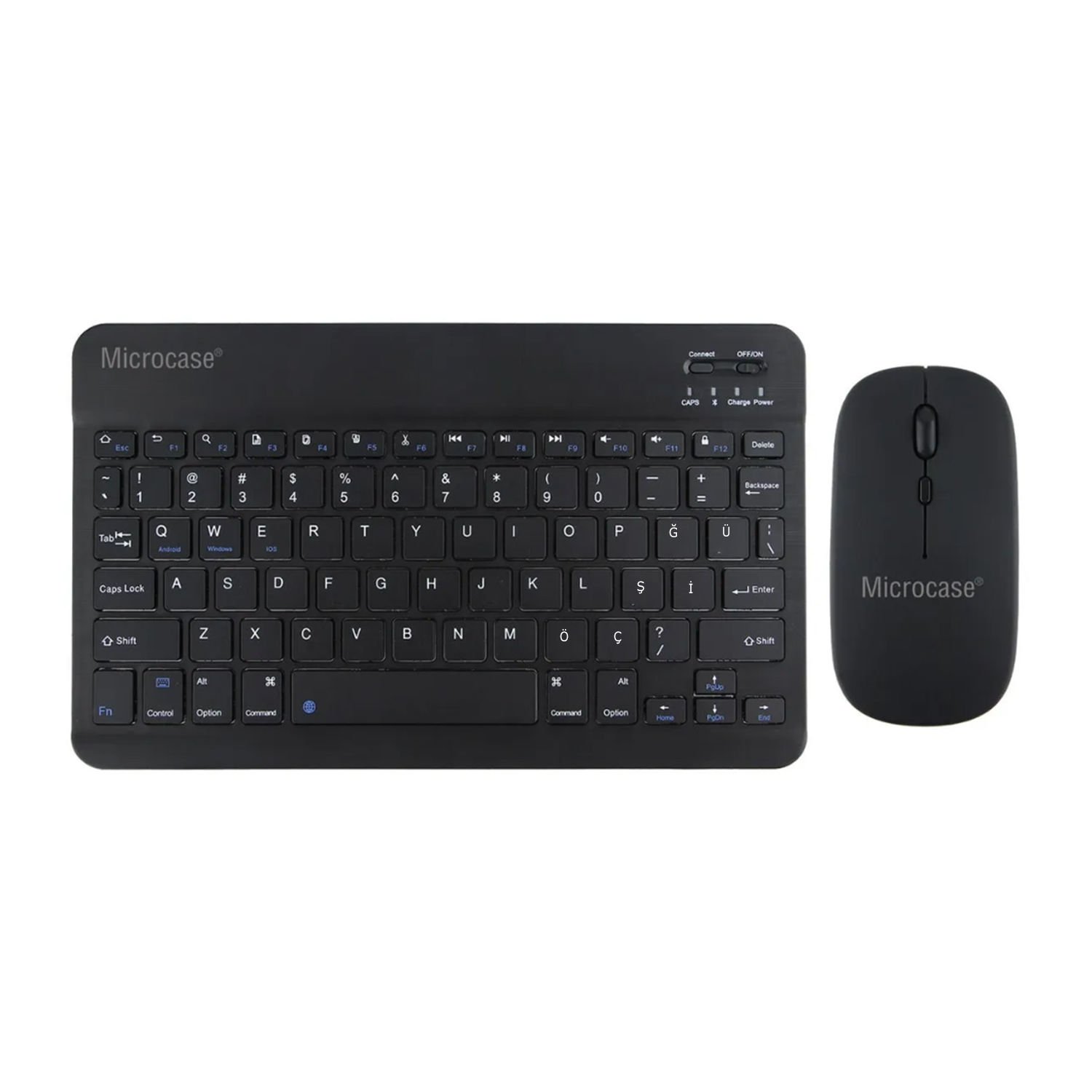 Microcase Tablet ve Telefonlar için Bluetooth Klavye ve Mouse Set - AL3476