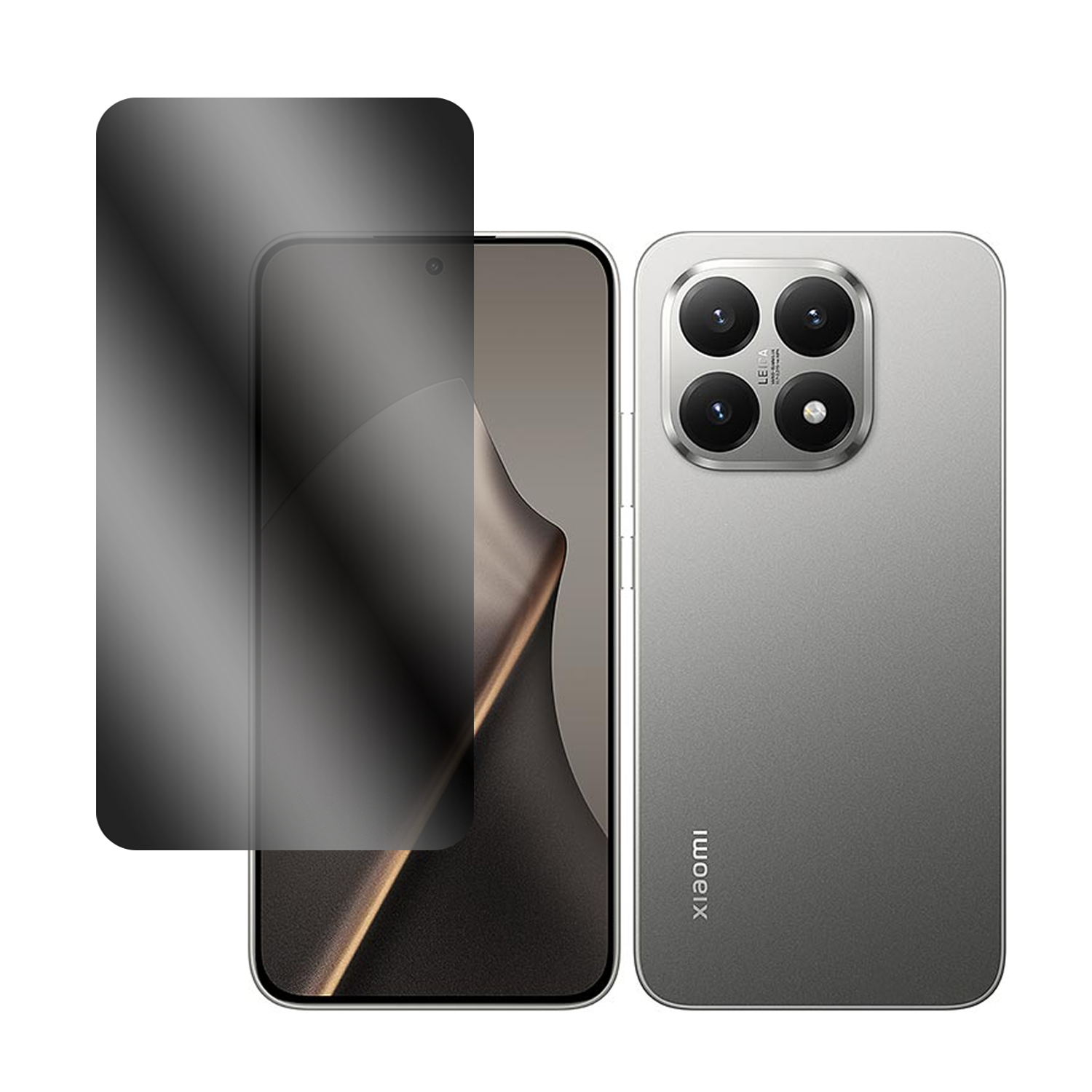 Microcase Xiaomi 15T Privacy Gizlilik Filtreli Tam Kaplayan Tempered Cam-AL3125