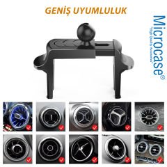 Microcase Yuvarlak Tasarım Izgaralıklar için Telefon Tutucu Parçası 17mm-AL4930