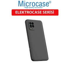 Microcase Xiaomi Mi 10 Lite Elektrocase Serisi Kamera Korumalı Silikon Kılıf - Siyah