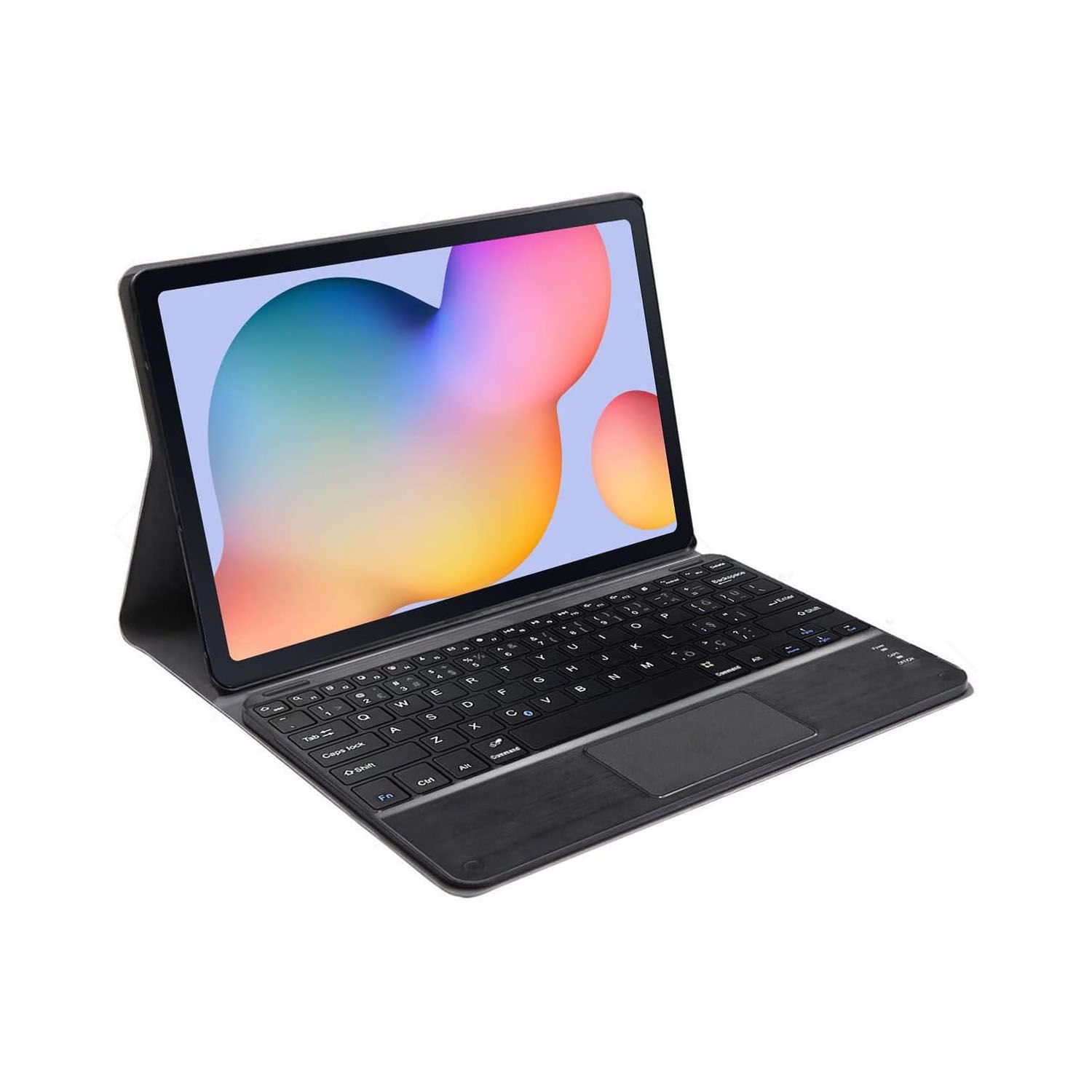 Microcase Samsung Galaxy Tab S10 Ultra Tablet için Bluetooth Touchpad Klavye + Standlı Kılıf - BKK18