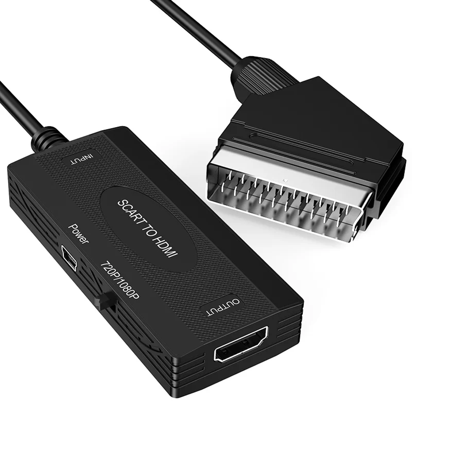 Microcase SCART Giriş HDMI Çıkış Tak Çalıştır Dönüştürücü Full HD Görüntü Adaptörü AL5764