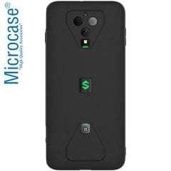 Microcase Xiaomi Black Shark 3 Pro Elektrocase Serisi Kamera Korumalı Silikon Kılıf - Siyah