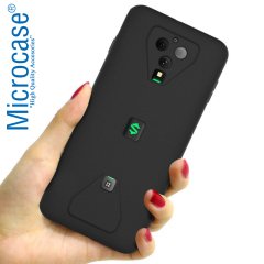 Microcase Xiaomi Black Shark 3 Pro Elektrocase Serisi Kamera Korumalı Silikon Kılıf - Siyah