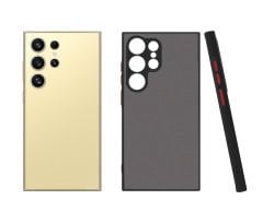 Microcase Samsung S24 Ultra  London Serisi Darbeye Dayanıklı Kılıf - Siyah AL3415