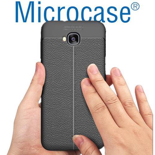 Zenfone4SelfieZD553KLLeatherEffect Tpu Silikon Kılıf+Ekran Koruma