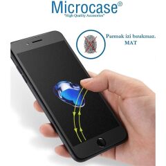 Microcase Iphone 17 Air Tam Kaplayan Çerçeveli Mat Cam Koruma - AL3124