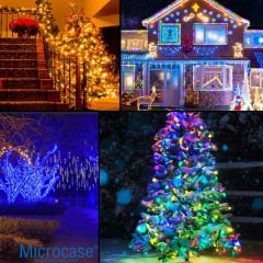 Microcase 10m Kumandalı RGB Led Şerit Sese Müziğe Duyarlı Su Geçirmez Telefon Kontrollü Bluetooth-AL4397