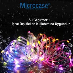 Microcase 10m Kumandalı RGB Led Şerit Sese Müziğe Duyarlı Su Geçirmez Telefon Kontrollü Bluetooth-AL4397