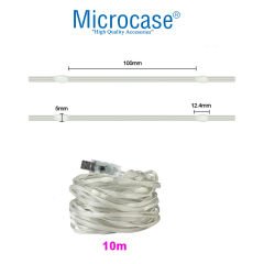 Microcase 10m Kumandalı RGB Led Şerit Sese Müziğe Duyarlı Su Geçirmez Telefon Kontrollü Bluetooth-AL4397