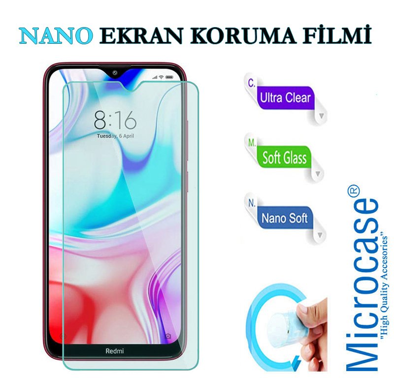 Microcase Xiaomi Redmi 8 Nano Esnek Ekran Koruma Filmi