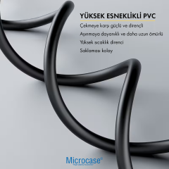 Microcase Ultra HD 4K 1.2 (DP) DisplayPort to DisplayPort Kablo Yüksek Hız 21.6 Gbps Görüntü Aktarıcı Kablo 3 Metre - AL5738