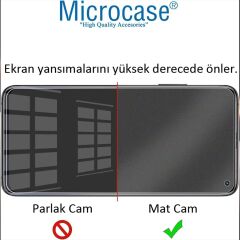 Microcase Iphone 17 Pro Max Tam Kaplayan Çerçeveli Mat Cam Koruma - AL3124