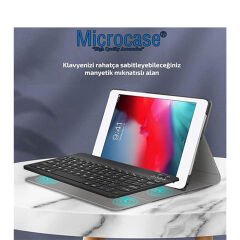 Microcase LENOVO Tab P11 2.Nesil ile Uyumlu Bluetooth Klavyeli Standlı Kılıf - Bkk1