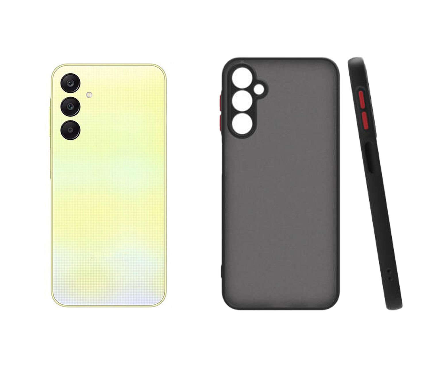 Microcase Samsung A25 5G  London Serisi Darbeye Dayanıklı Kılıf - Siyah AL3415
