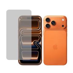 Microcase Iphone 17 Pro Max Tam Kaplayan Çerçeveli Mat Cam Koruma - AL3124