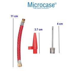 Microcase 5in1  Pompa İğne Seti  Top Bisiklet Lastiği Şişirme İğnesi -AL4400
