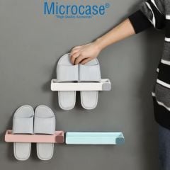 Microcase Yapışkanlı Terlik  Askılığı Çok Fonksiyonlu Portatif Terlik Havlu Rafı-AL4932 2 Adet
