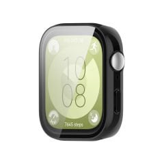 Microcase Huawei Watch Fit 3  Ekran Korumalı Sert Rubber Kılıf - AL3173