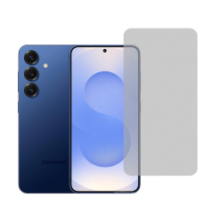 Microcase Samsung Galaxy S25 Tam Kaplayan Çerçeveli Mat Cam Koruma - AL3124