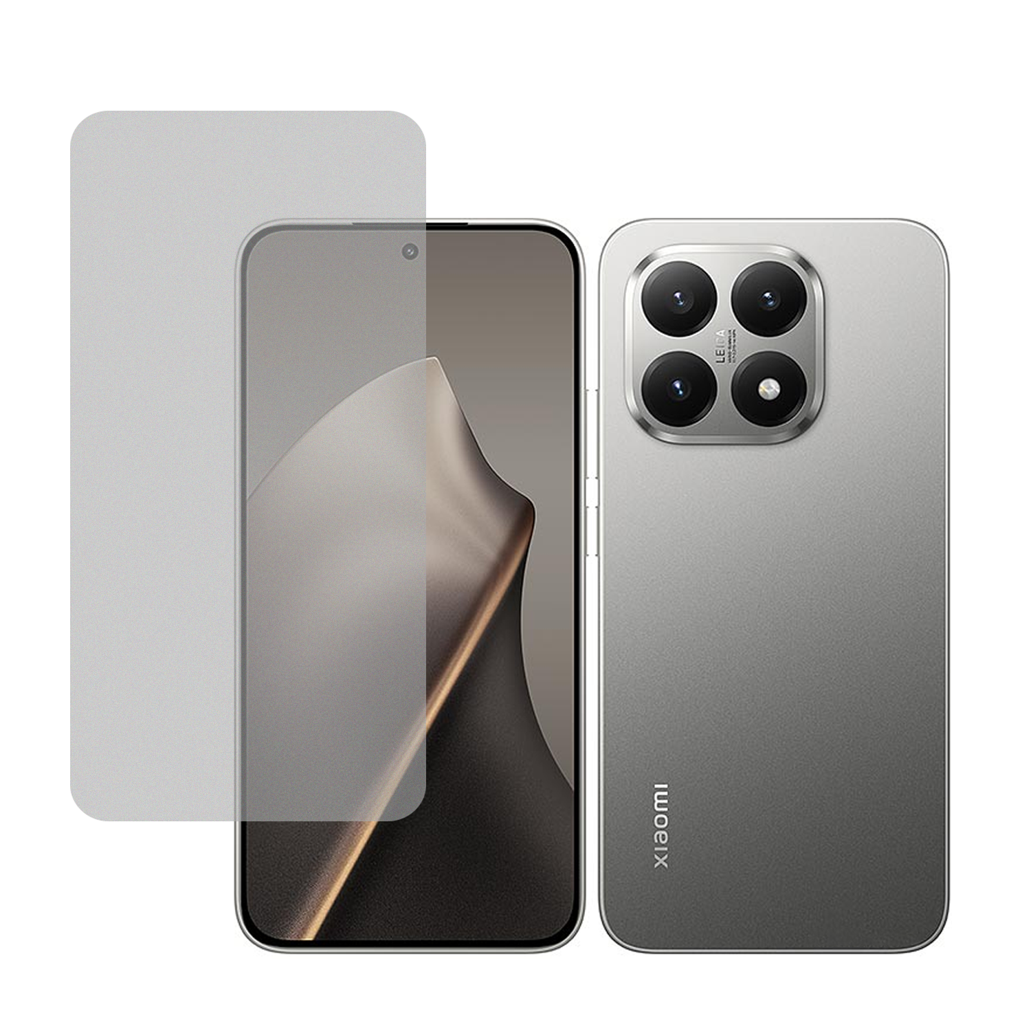 Microcase Xiaomi 15T Tam Kaplayan Çerçeveli Mat Cam Koruma - AL3124