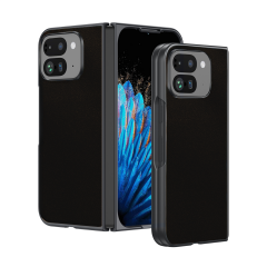 Microcase Google Pixel 11 Pro FOLD için Deri Desenli Plastik Koruma Kılıf - AL3156