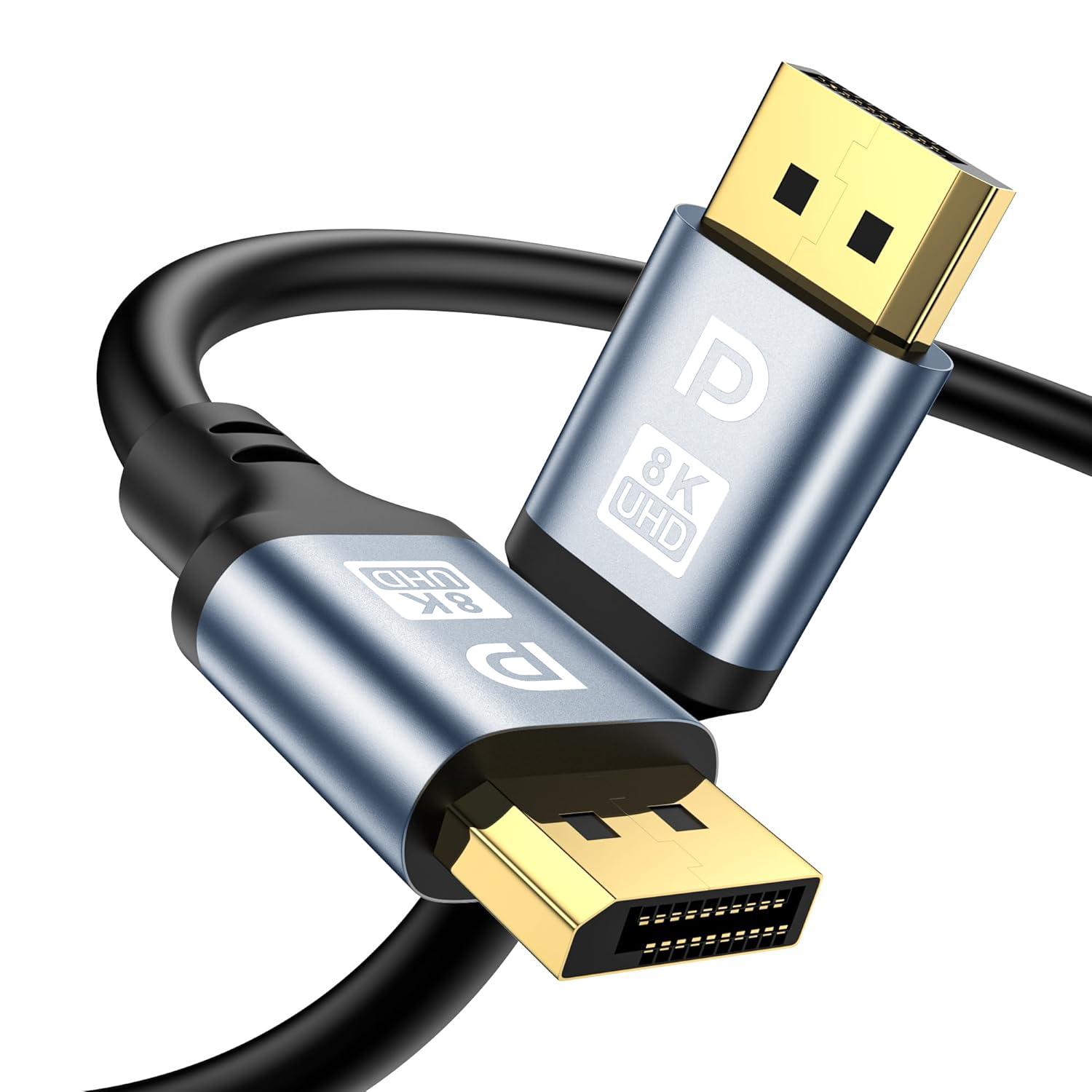 Microcase Ultra HD 8K 1.4 (DP) DisplayPort to DisplayPort Kablo Yüksek Hız 32.4Gbps Görüntü Aktarıcı Kablo 3 Metre - AL5730