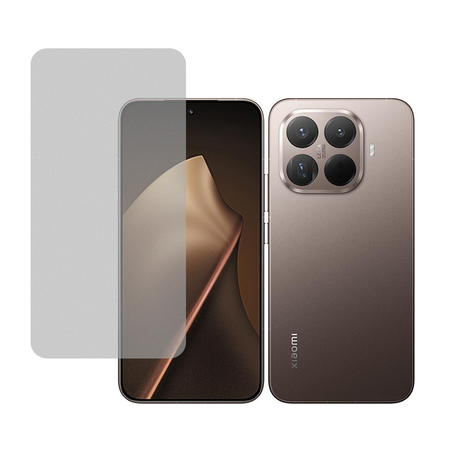 Microcase Xiaomi 15T Pro Tam Kaplayan Çerçeveli Mat Cam Koruma - AL3124