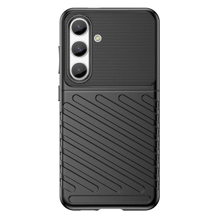 Microcase Samsung S24 Plus Thunder Serisi Darbeye Dayanıklı Silikon Kılıf - Siyah AL3421