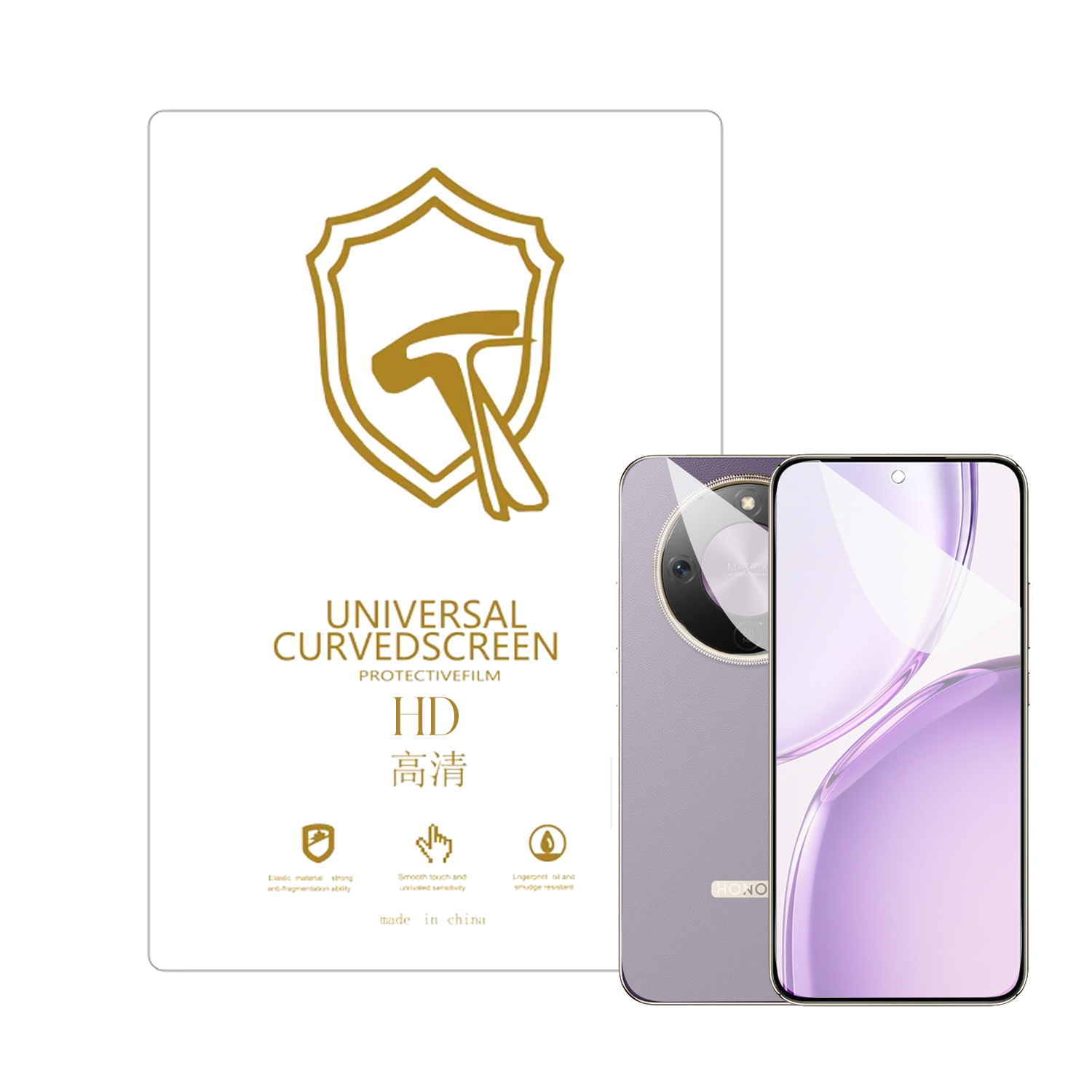 Microcase Honor X70 Pro Max ile Uyumlu Full Tpu Ön Arka Nano Koruma- EKM103