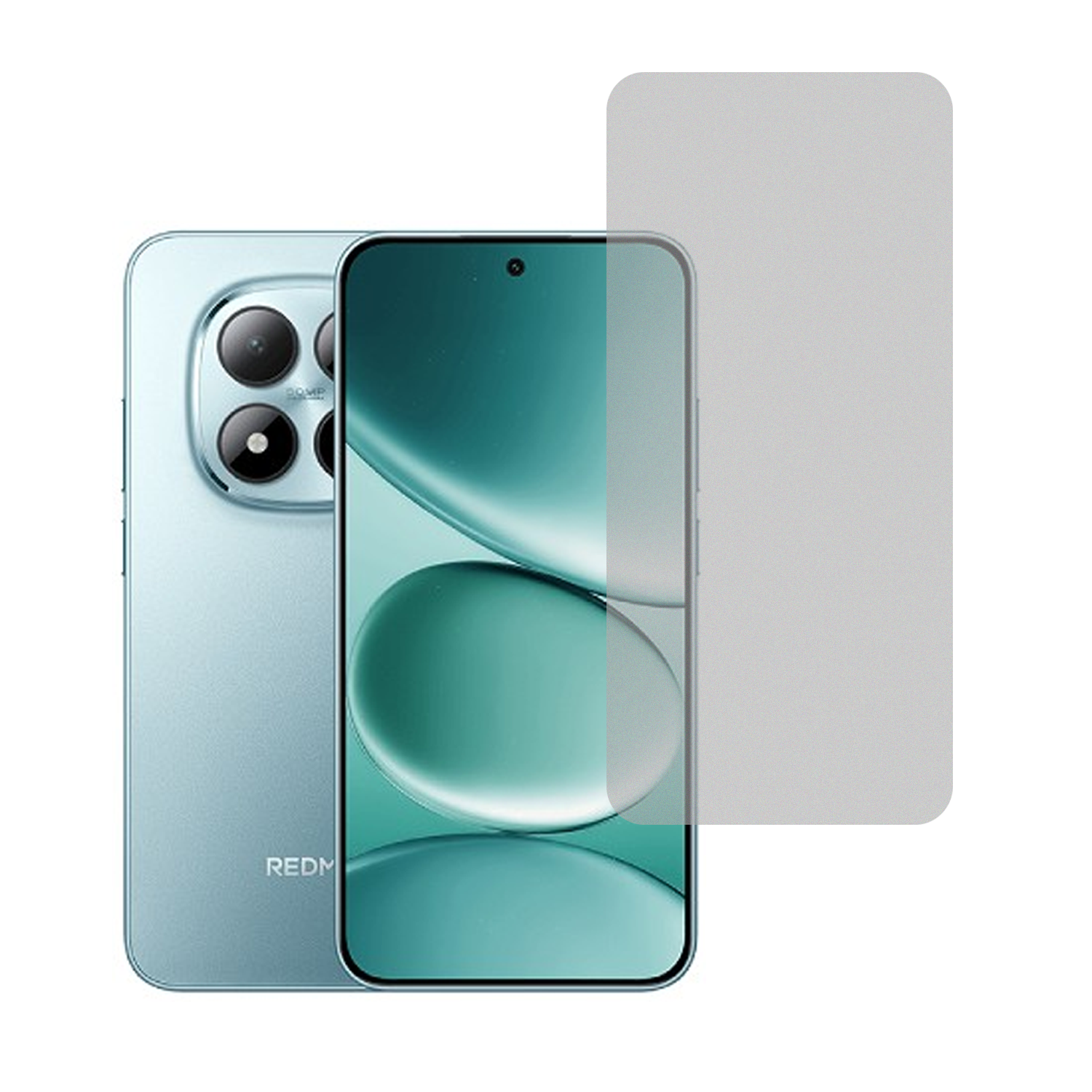 Microcase Xiaomi Redmi Note 15 Pro Tam Kaplayan Çerçeveli Mat Cam Koruma - AL3124