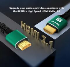 Microcase Ultra HD 8K 1.4 HDMI to HDMI Kablo Yüksek Hız 48Gbps Görüntü Aktarıcı Kablo 1.5 Metre - AL5735