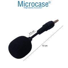 Microcase 3.5 mm 3 Boğum Mini Telefon Notebook Laptop Mikrofon - AL2660