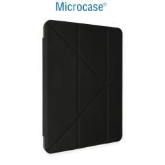 Microcase  Angle Serisi Standlı Deri Kılıf-AL4132 Siyah