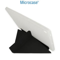Microcase  Angle Serisi Standlı Deri Kılıf-AL4132 Siyah