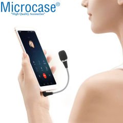 Microcase 3.5 mm 3 Boğum Mini Esnek Telefon Notebook Laptop Mikrofon - AL2659