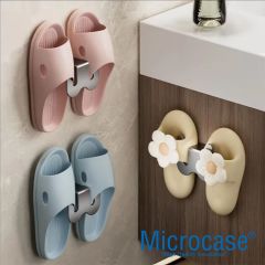 Microcase  Duvara Monte Yapışkanlı Metal  Terlik  Askılığı Çok Fonksiyonlu Portatif Askılık-AL4933 2 Adet