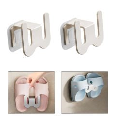 Microcase  Duvara Monte Yapışkanlı Metal  Terlik  Askılığı Çok Fonksiyonlu Portatif Askılık-AL4933 2 Adet