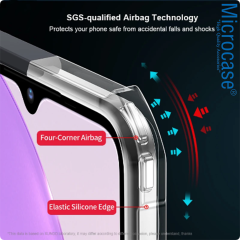 Microcae Samsung Galaxy A05 ile Uyumlu Airbag Serisi Darbeye Dayanıklı Köşe Korumalı Tpu Kılıf - AL3370