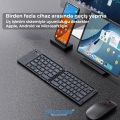 Microcase Katlanabilir Mini Bluetooth Klavye - AL5729