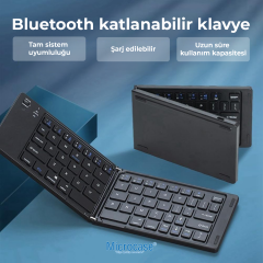Microcase Katlanabilir Mini Bluetooth Klavye - AL5729